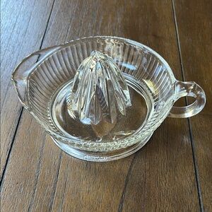 Vintage Molded Glass Juice Reamer